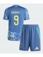 Ajax Brian Brobbey #9 Replika Borta Kläder Barn 2024-25 Kortärmad (+ byxor)